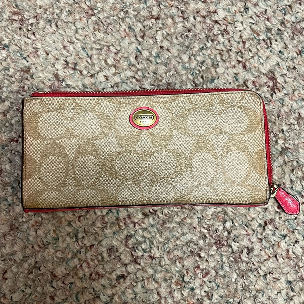 Coach long wallet